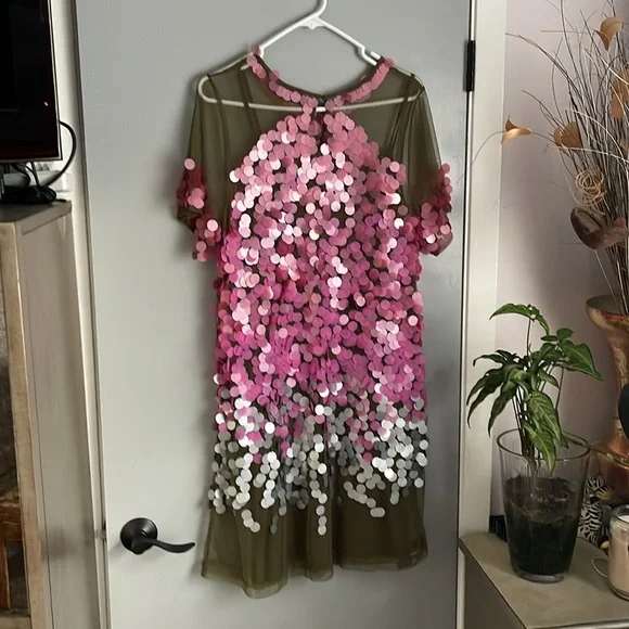 France’s Valentine Rodin meshed sequins dress, size L, new - Picture 4 of 7